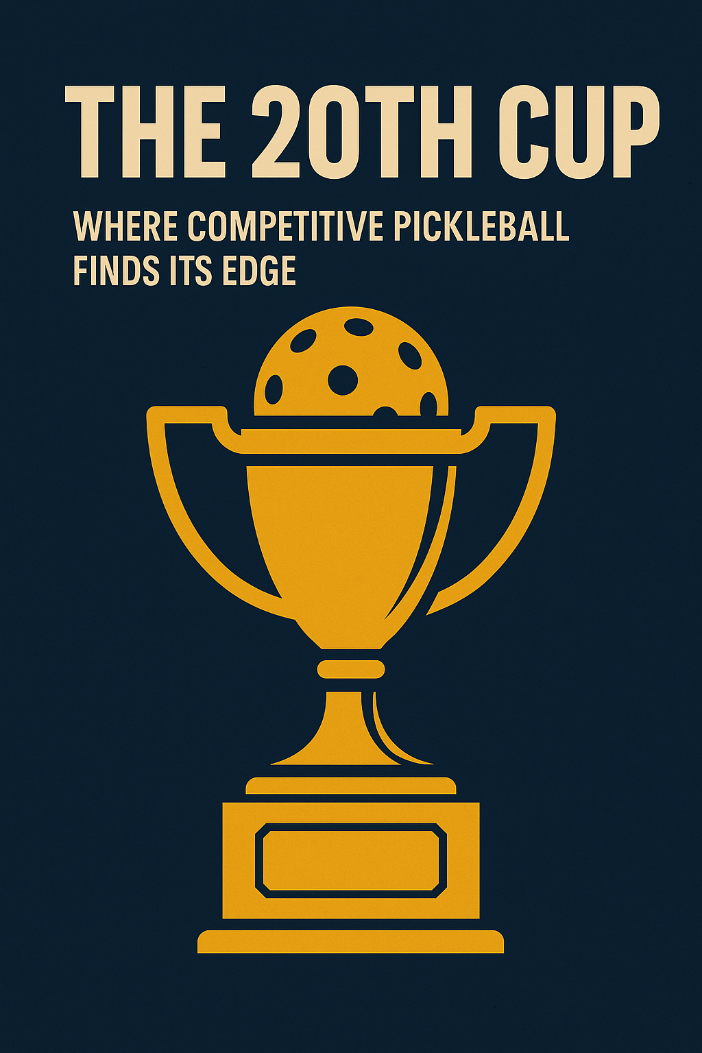The 20th Cup: Where Competitive Pickleball Finds Its Edge